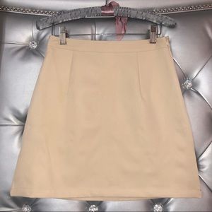 Tailored mini skirt